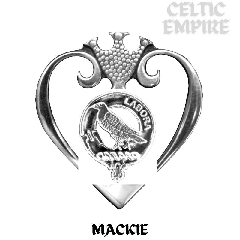 MacKie Family Clan Crest Luckenbooth Brooch or Pendant