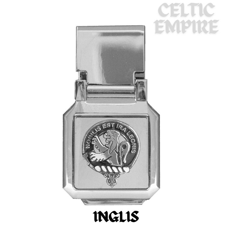 Inglis Scottish Family Clan Crest Money Clip