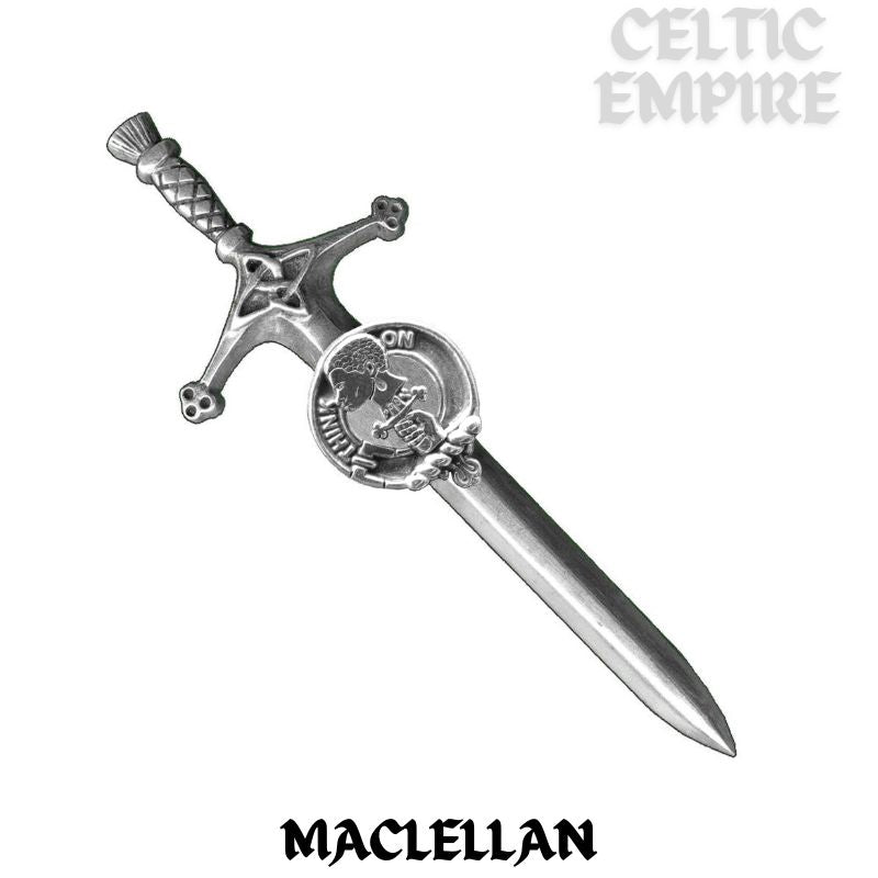 MacLellan Family Clan Crest Kilt Pin, Scottish Pin