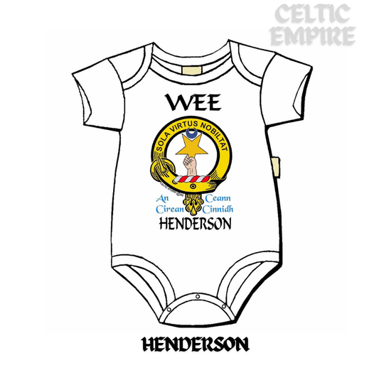 Henderson Scottish Family Clan Crest Baby Jumper