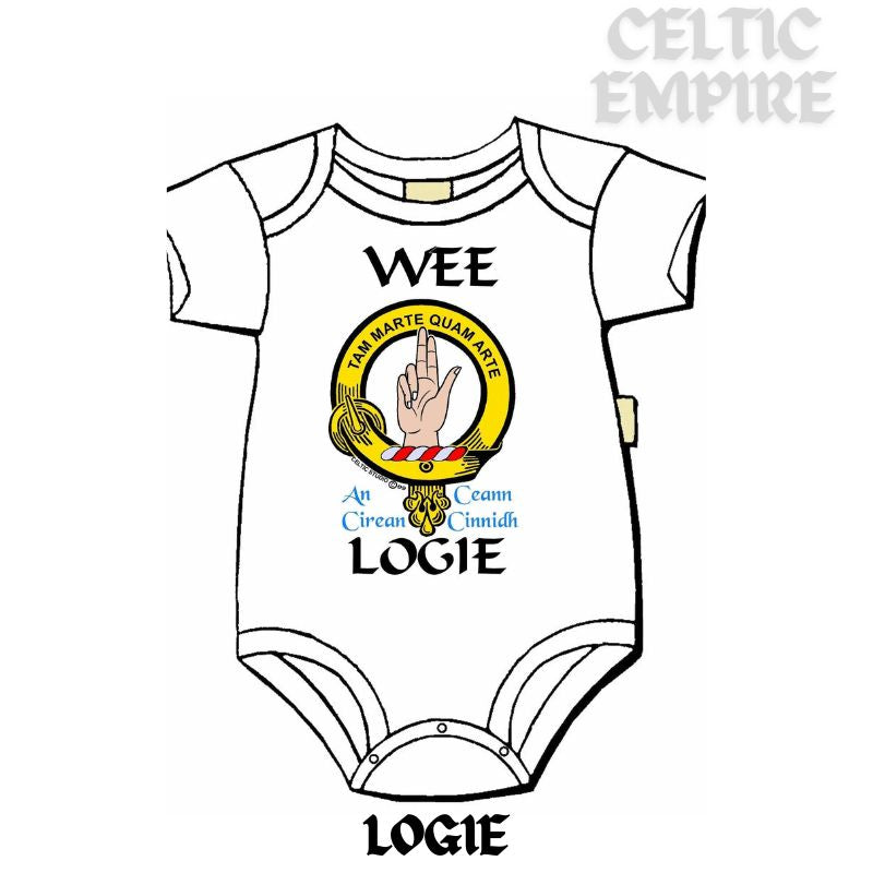 Logie Scottish Family Clan Crest Baby Jumper