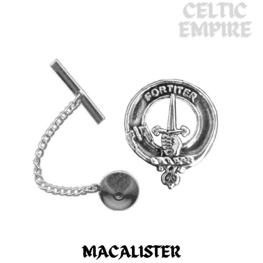 MacAlister Family Clan Crest Scottish Tie Tack/ Lapel Pin