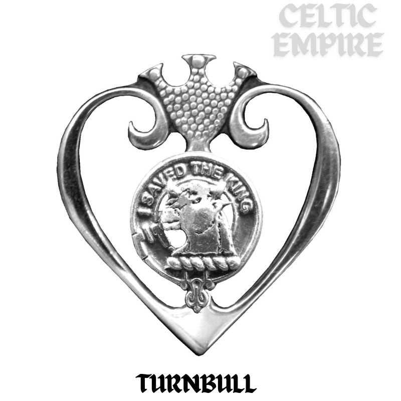 Turnbull Family Clan Crest Luckenbooth Brooch or Pendant