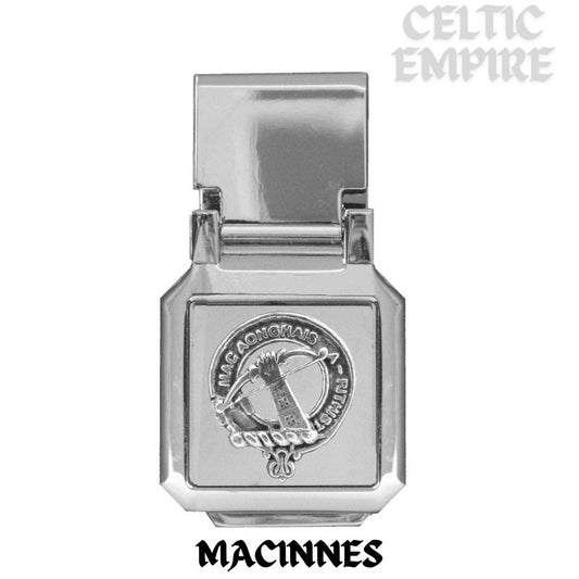 MacInnes Scottish Family Clan Crest Money Clip