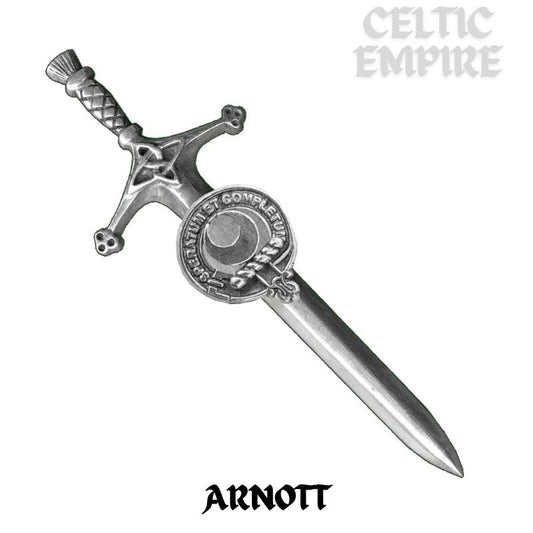 Arnott Family Clan Crest Kilt Pin, Scottish Pin