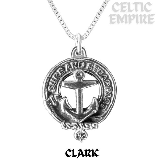 Clark Family Clan Crest Scottish Pendant