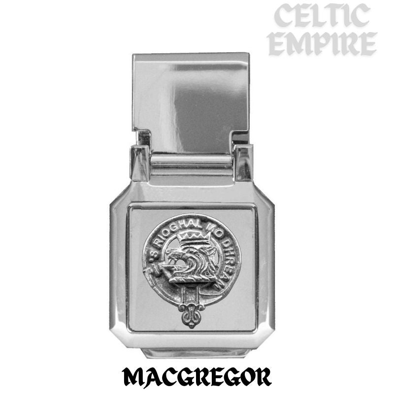 MacGregor Scottish Family Clan Crest Money Clip