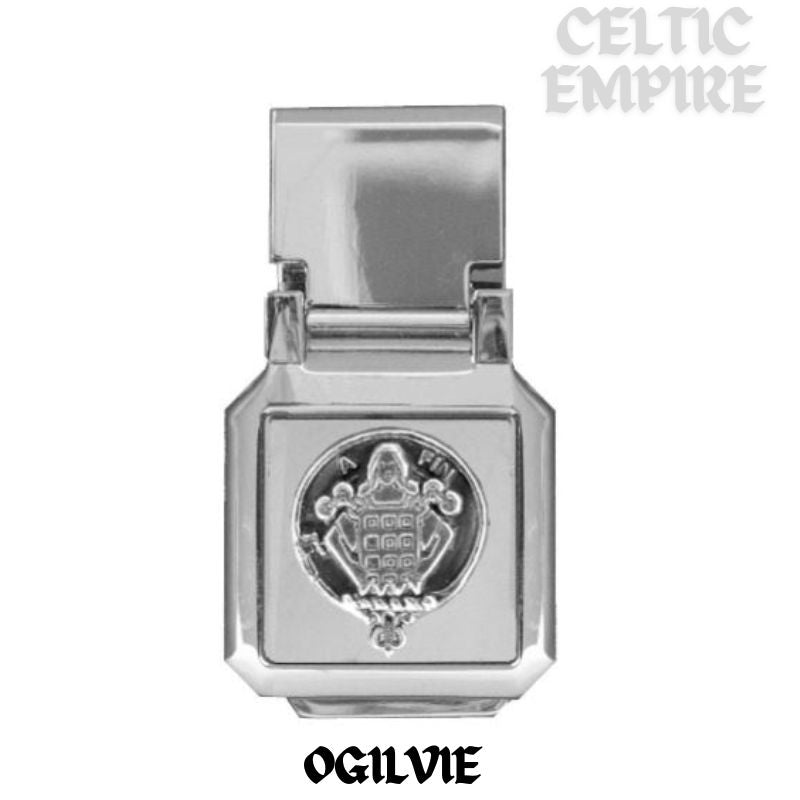 Ogilvie Scottish Family Clan Crest Money Clip