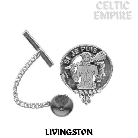 Livingston Family Clan Crest Scottish Tie Tack/ Lapel Pin