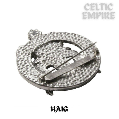 Haig Family Clan Crest Scottish Cap Badge