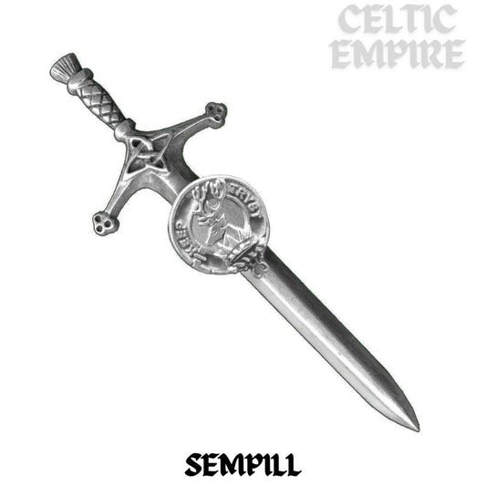 Sempill Family Clan Crest Kilt Pin, Scottish Pin