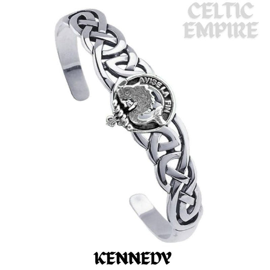 Kennedy Family Clan Crest Celtic Cuff Bracelet