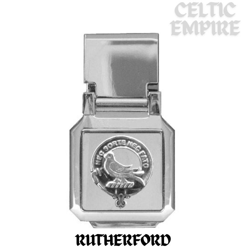 Rutherford Scottish Family Clan Crest Money Clip