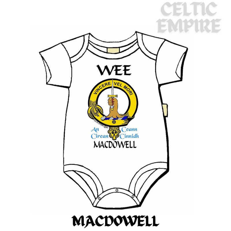 MacDowell Scottish Family Clan Crest Baby Jumper