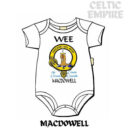 MacDowell Scottish Family Clan Crest Baby Jumper