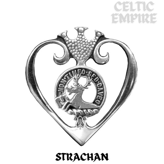 Strachan Family Clan Crest Luckenbooth Brooch or Pendant