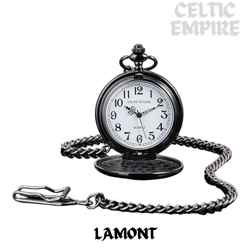 Lamont Scottish Family Clan Crest Pocket Watch