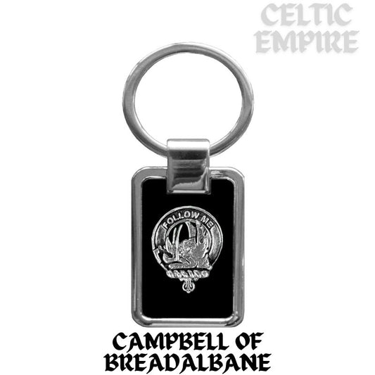 Campbell Breadalbane Family Clan Black Stainless Key Ring