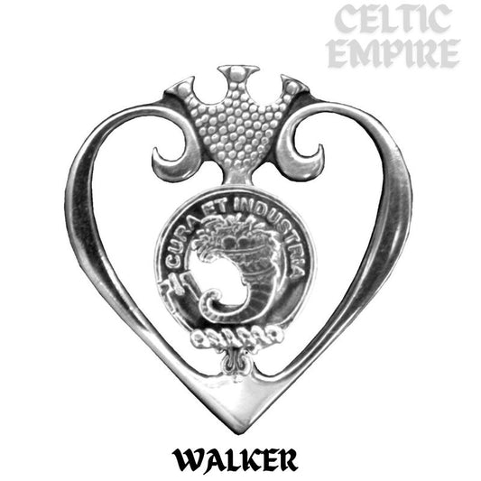 Walker Family Clan Crest Luckenbooth Brooch or Pendant