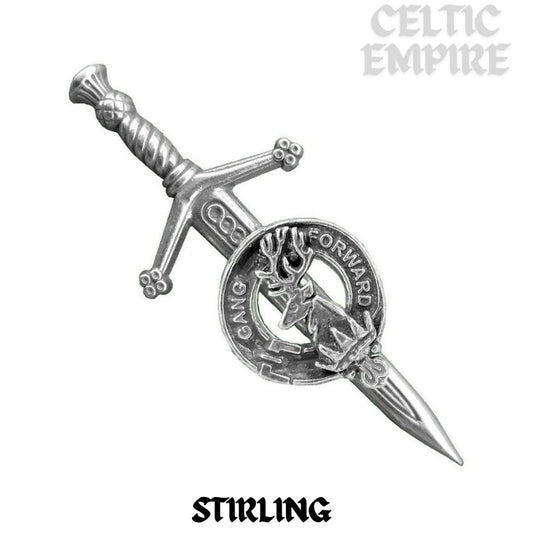 Stirling Scottish Small Family Clan Kilt Pin