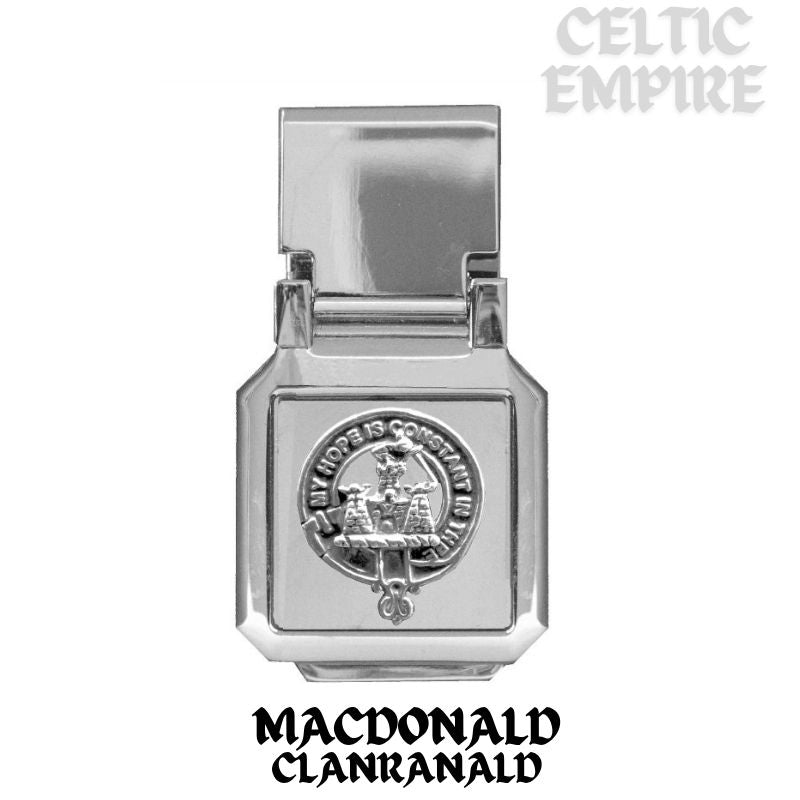 MacDonald (Family Clanranald) Scottish Family Clan Crest Money Clip