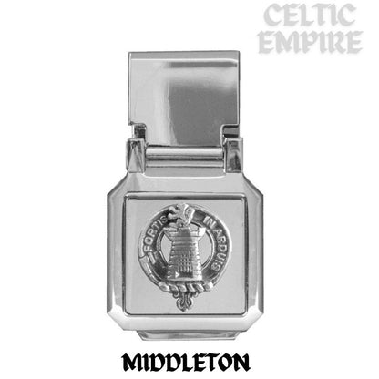 Middleton Scottish Family Clan Crest Money Clip