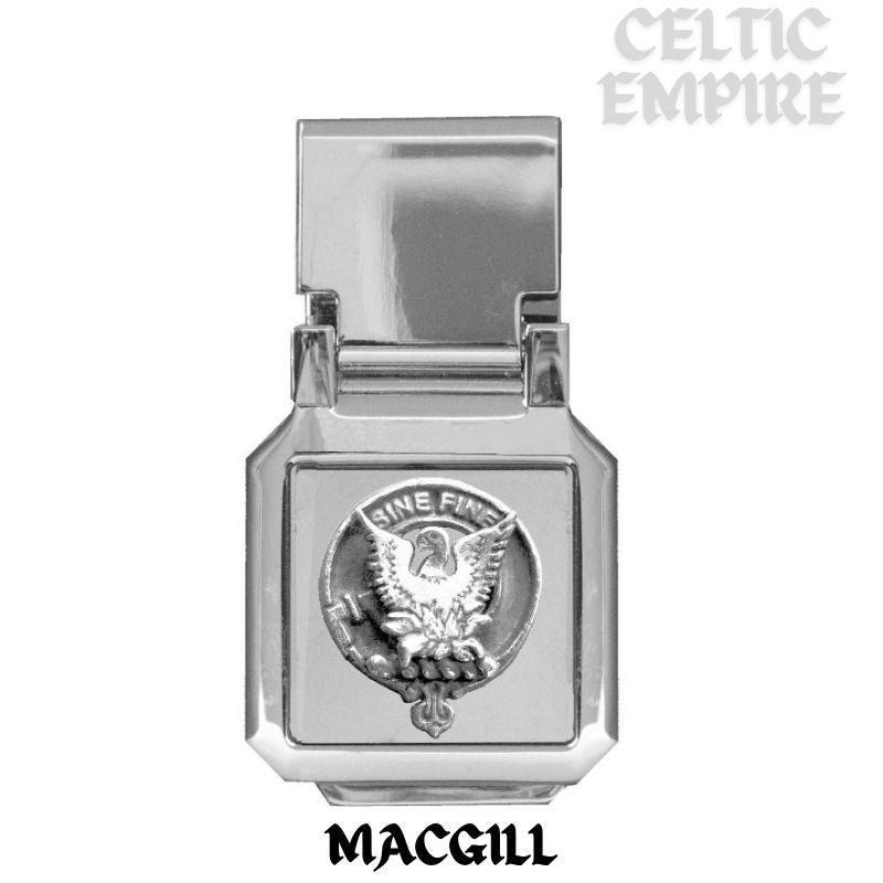 MacGill Scottish Family Clan Crest Money Clip