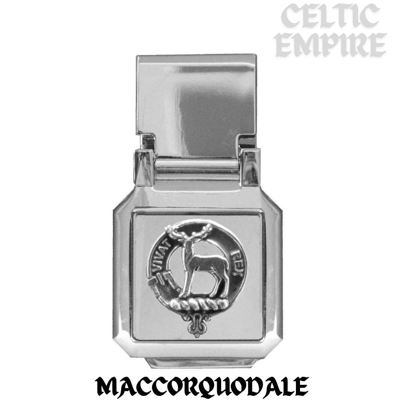 MacCorquodale Scottish Family Clan Crest Money Clip