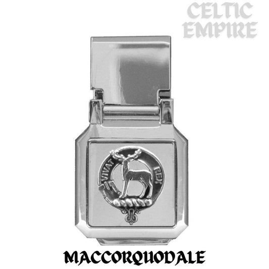 MacCorquodale Scottish Family Clan Crest Money Clip