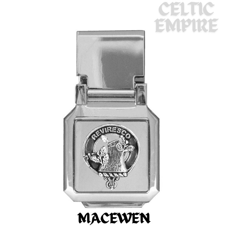 MacEwan Scottish Family Clan Crest Money Clip