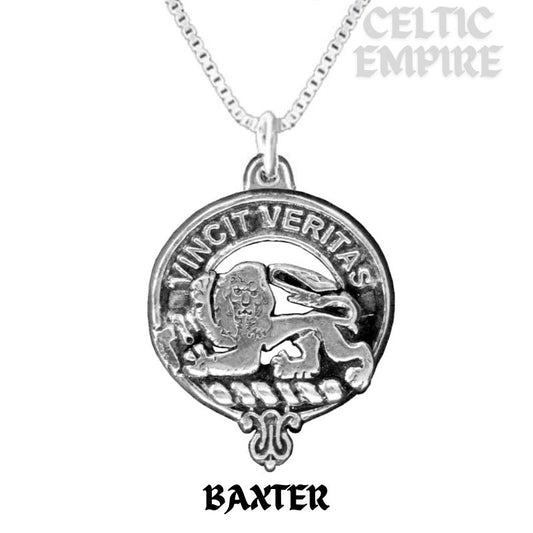 Baxter Family Clan Crest Scottish Pendant