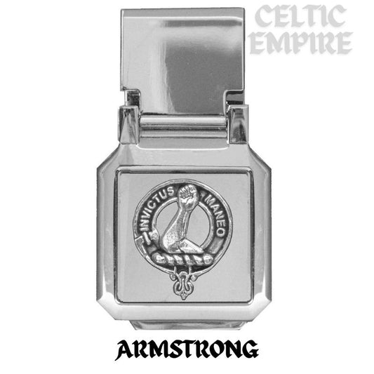 Armstrong Scottish Family Clan Crest Money Clip