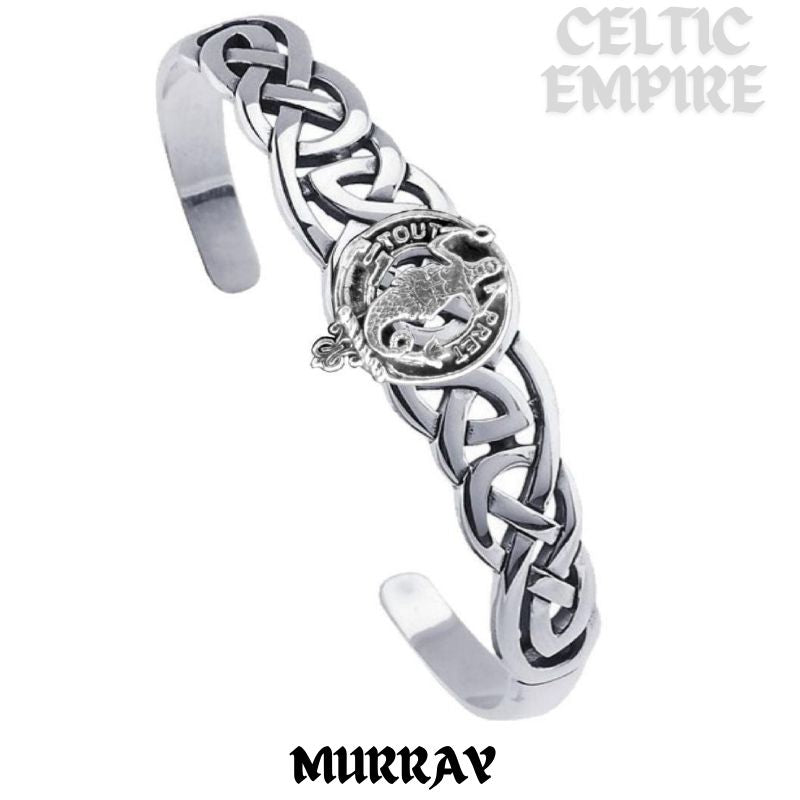 Murray (Mermaid) Family Clan Crest Celtic Cuff Bracelet