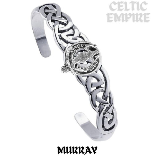Murray (Mermaid) Family Clan Crest Celtic Cuff Bracelet