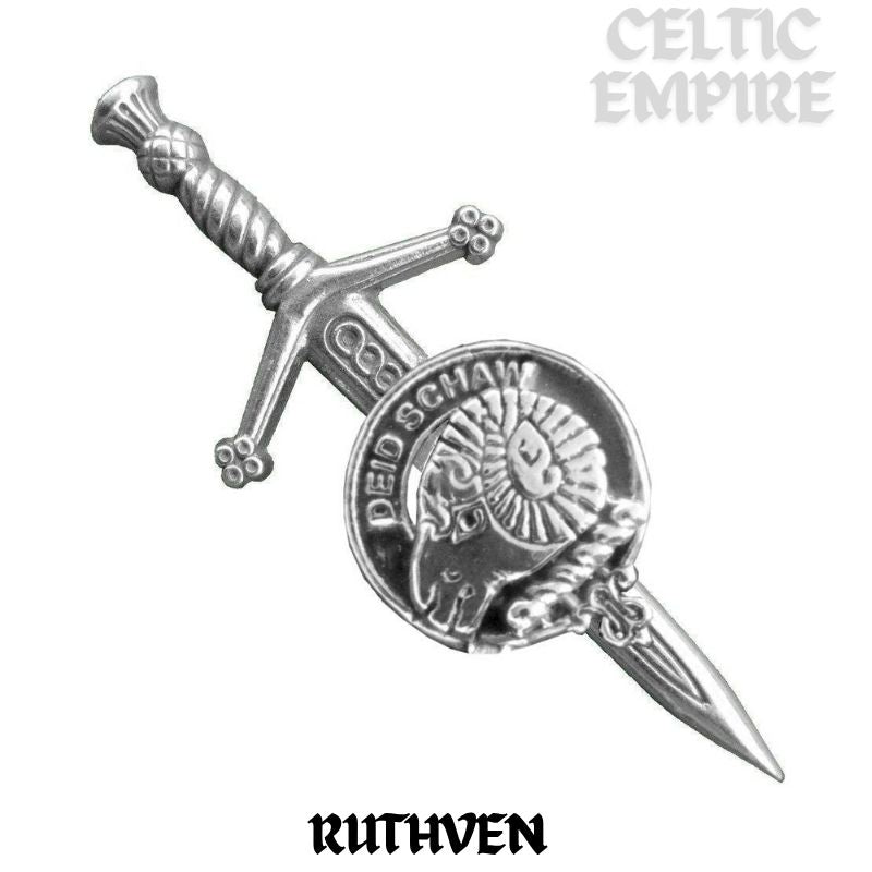 Ruthven Scottish Small Family Clan Kilt Pin