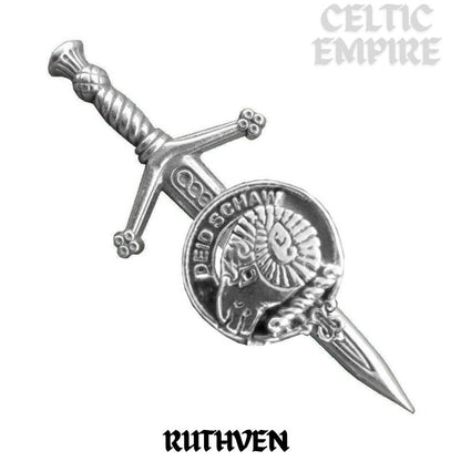 Ruthven Scottish Small Family Clan Kilt Pin