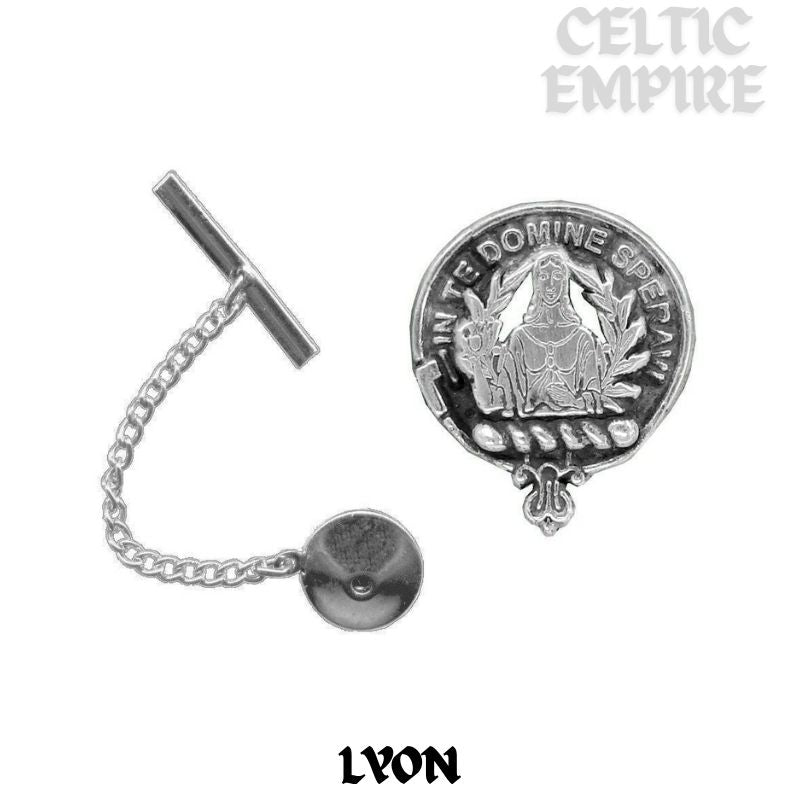 Lyon Family Clan Crest Scottish Tie Tack/ Lapel Pin