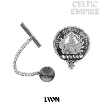 Lyon Family Clan Crest Scottish Tie Tack/ Lapel Pin