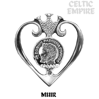 Muir Family Clan Crest Luckenbooth Brooch or Pendant