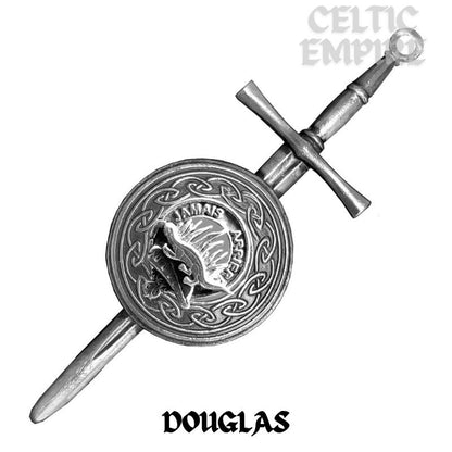 Douglas Scottish Family Clan Dirk Shield Kilt Pin