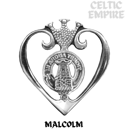 Malcolm Family Clan Crest Luckenbooth Brooch or Pendant