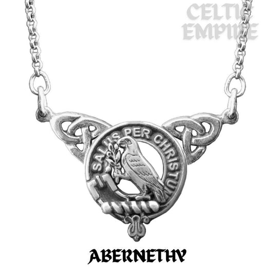 Abernethy Family Clan Crest Double Drop Pendant