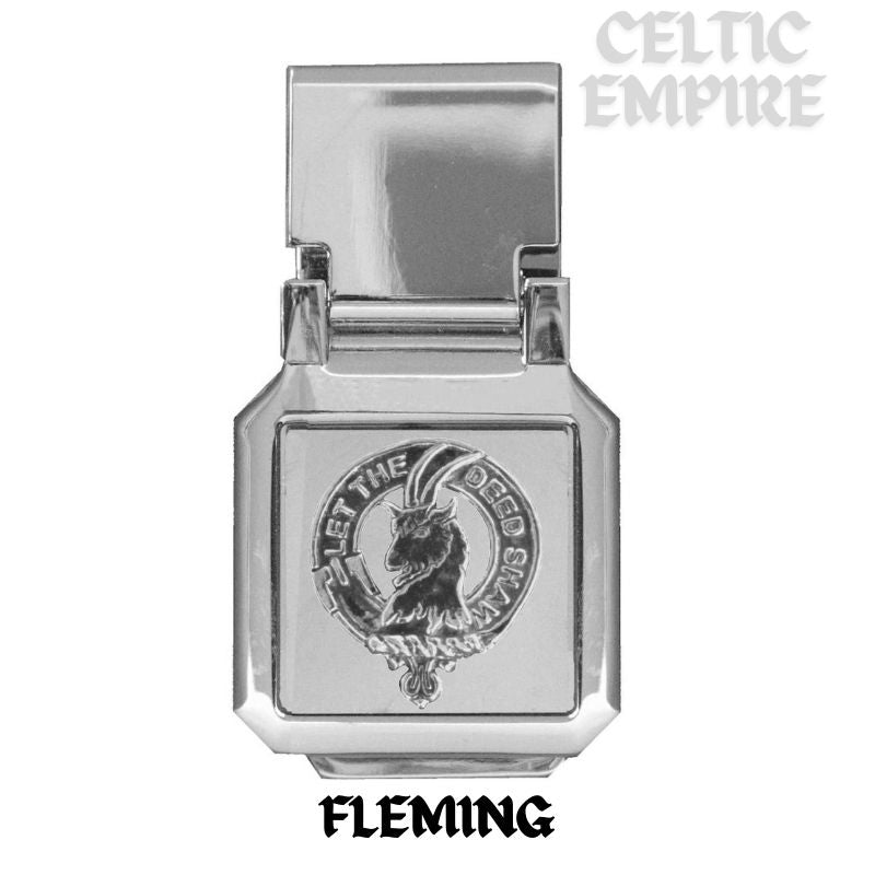 Fleming Scottish Family Clan Crest Money Clip