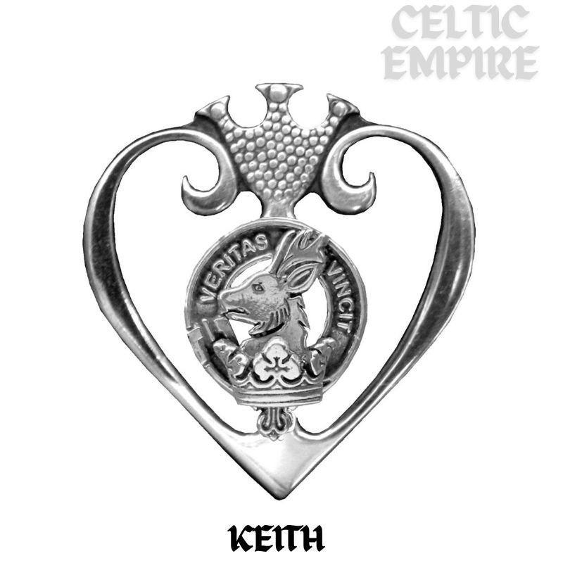 Keith Family Clan Crest Luckenbooth Brooch or Pendant