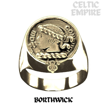 Borthwick Scottish Family Clan Crest Ring