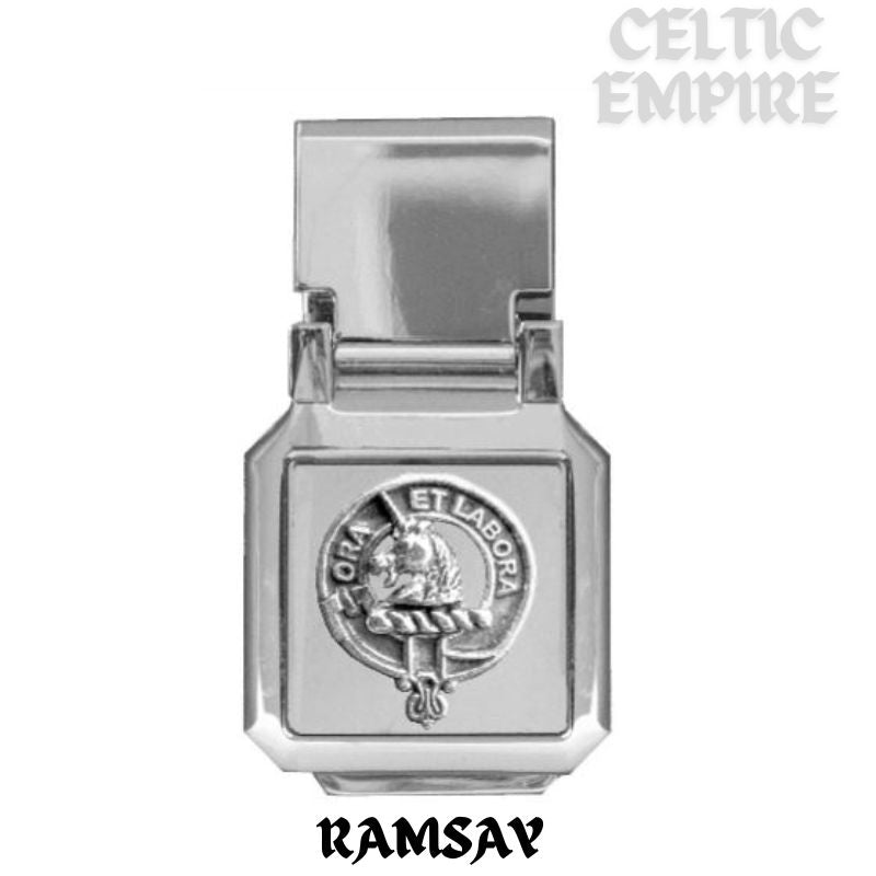 Ramsay Scottish Family Clan Crest Money Clip