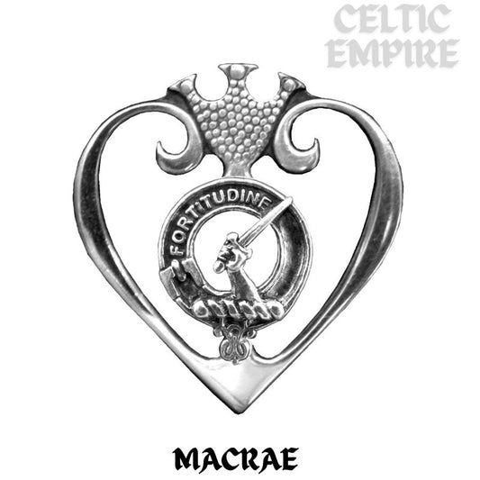 MacRae Family Clan Crest Luckenbooth Brooch or Pendant