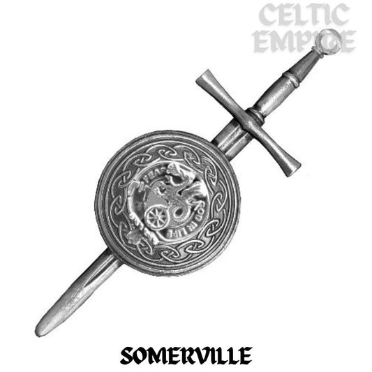 Somerville Scottish Family Clan Dirk Shield Kilt Pin