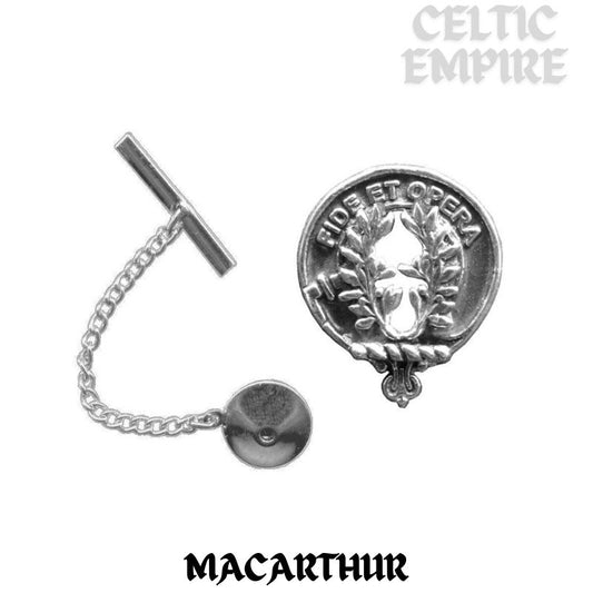 MacArthur Family Clan Crest Scottish Tie Tack/ Lapel Pin