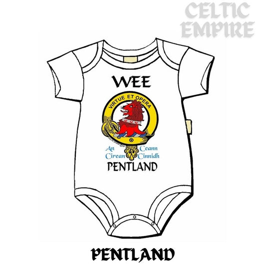 Pentland Scottish Family Clan Crest Baby Jumper